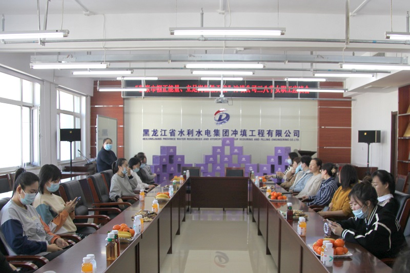凝聚巾帼正能量 立足岗位做贡献——冲填公司三八节女职工座谈会