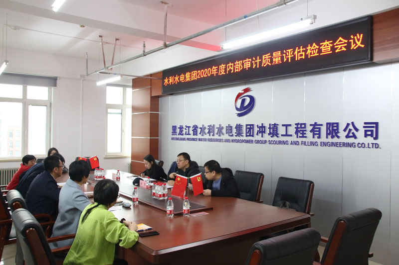 省水利水电集团领导到冲填公司开展内部审计质量检查工作