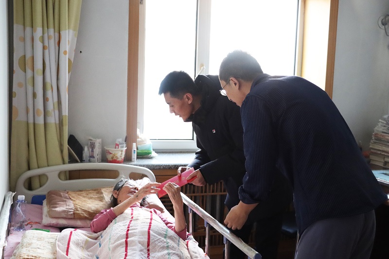 寒冬送温暖 关爱暖人心丨冲填公司开展春节走访慰问活动
